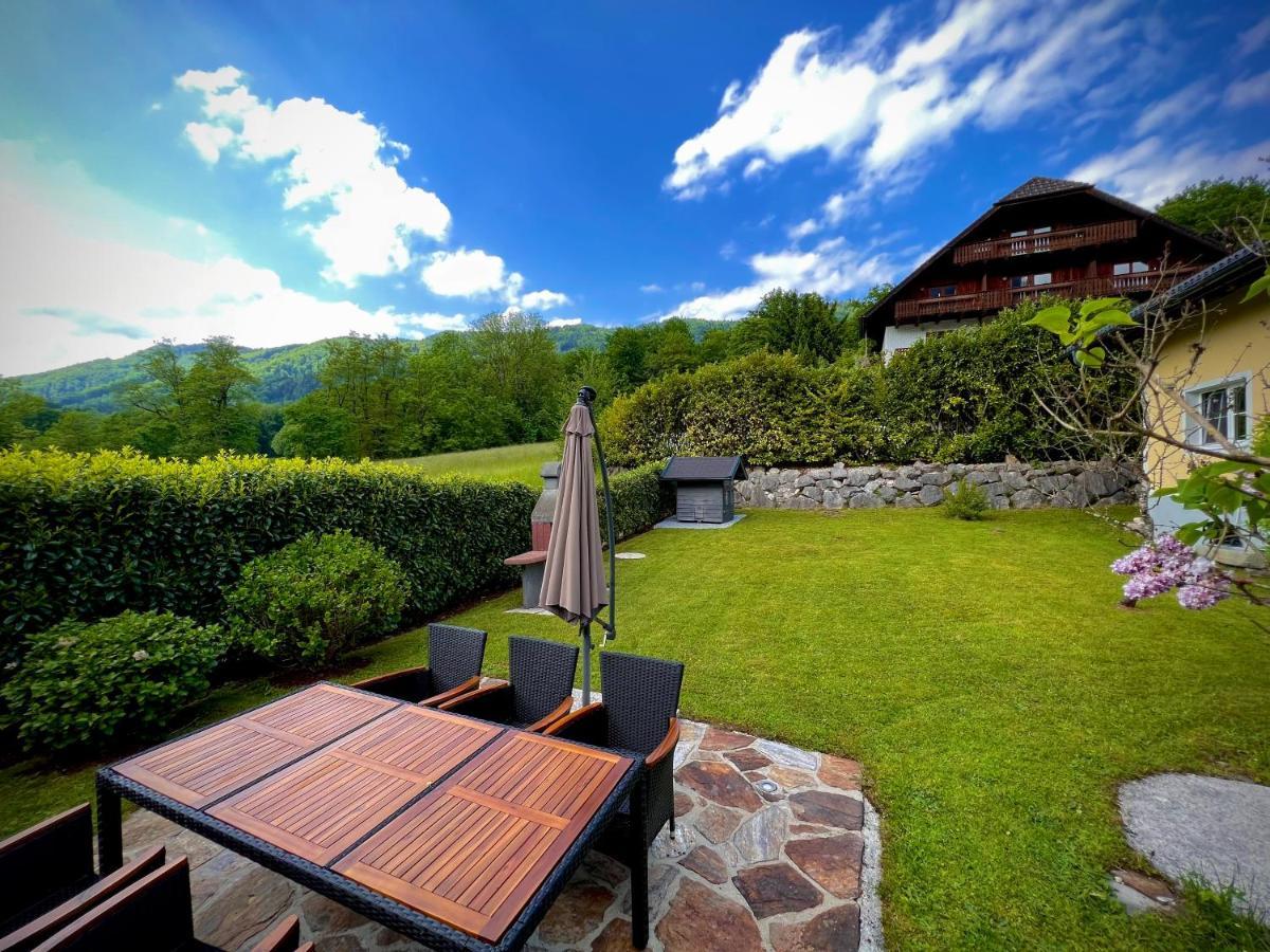 Apartment Ferienwohnung Das Unterach Am Attersee Buitenkant foto