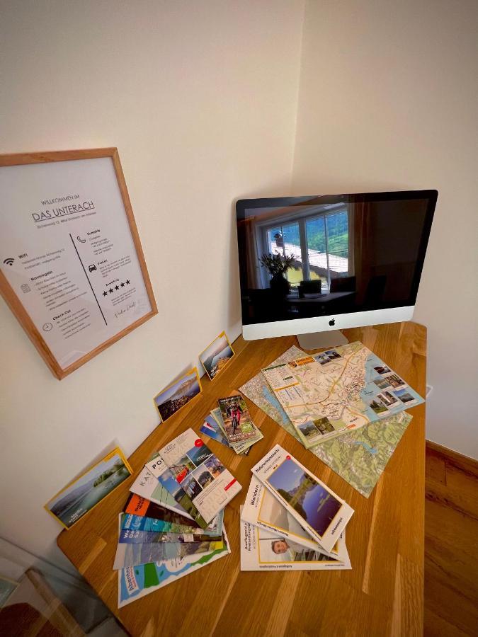 Apartment Ferienwohnung Das Unterach Am Attersee Buitenkant foto